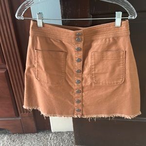 Madewell denim skirt